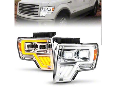 Anzo USA 09-14 Ford F-150 Full LED Proj Headlights w/Initiation Feature - 111607