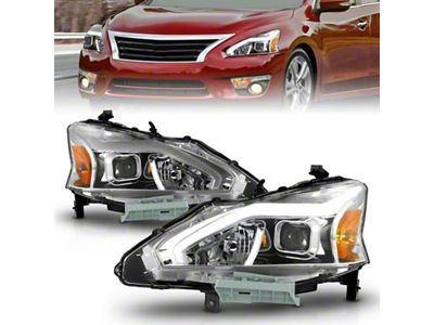Anzo USA 13-15 Nissan Altima w/o Factory HID Bulbs Projector Headlights - 121570