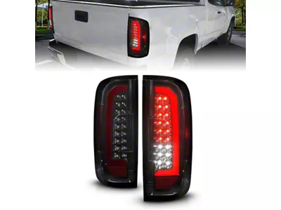 Anzo USA 15-21 GMC Canyon Full LED Tail Lights w/ Red - 311435