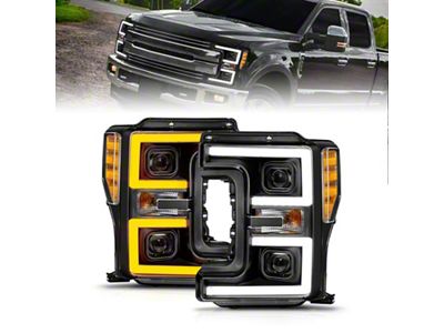 Anzo USA 17-19 Ford F-250/350/450 SD w/o Factory LED LED Proj - 111577