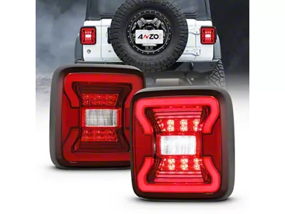 Anzo USA 18-19 Jeep Wrangler JL LED Taillights Black - 311295
