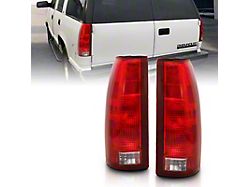 Anzo USA 1988-1999 Chevy C1500 Taillight Red/Clear Lens w/ Circuit Board OE - 311300