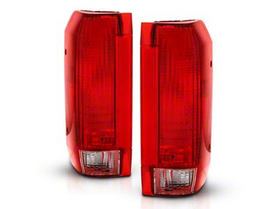 Anzo USA 1992-1996 Ford Bronco Taillight Red/Clear Lens OE Replacement - 311306