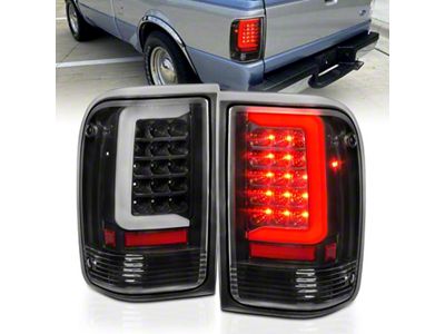 Anzo USA 1993-1997 Ford Ranger LED Tail Lights w/ Light Bar - 311359