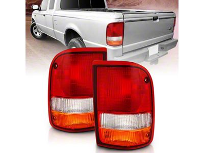 Anzo USA 1993-1997 Ford Ranger Tail Light Red/Cear OE - 311310