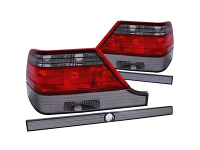 Anzo USA 1995-1999 Mercedes Benz S Class W140 Taillights Red/Smoke - 221154