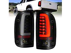Anzo USA 1995-2000 Toyota Tacoma LED Taillights Black Housing Smoke Lens - 311354