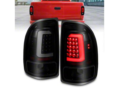 Anzo USA 1997-2004 Dodge Dakota LED Taillights Black Housing Smoke Lens - 311348