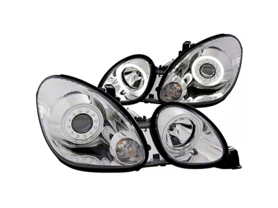 Anzo USA 1998-2005 Lexus Gs300 Projector Headlights w/ Halo Chrome - 121143