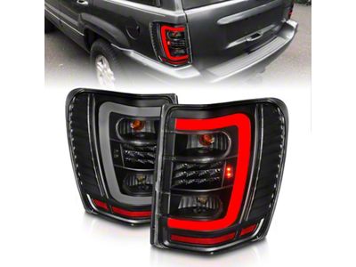 Anzo USA 1999-2004 Jeep Grand Cherokee LED Tail Lights w/ Light - 311394