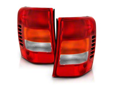 Anzo USA 1999-2004 Jeep Grand Cherokee Taillight Red/Clear Lens OE Replacement - 311308