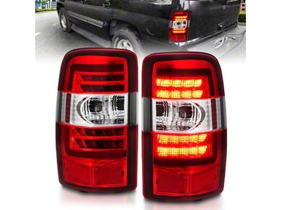 Anzo USA 2000-2006 Chevrolet Tahoe LED Tail Lights w/ Red Lens - 311364