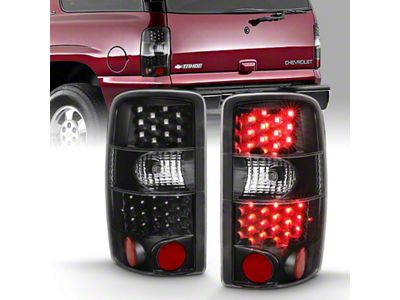 Anzo USA 2000-2006 Chevrolet Tahoe Led Taillights Black/Clear - 311298