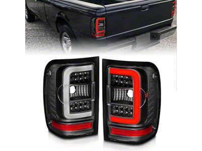 Anzo USA 2001-2011 Ford Ranger LED Tail Lights w/ Light Bar - 311390