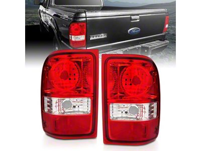 Anzo USA 2001-2011 Ford Ranger Taillights w/ Red/Clear Lens OE Replacement - 211182