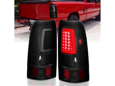 Anzo USA 2003-2006 Chevy Silverado 1500 LED Taillights Plank Style Black - 311334