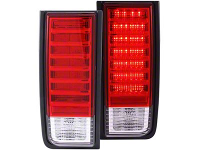 Anzo USA 2003-2009 Hummer H2 LED Taillights Red/Clear - 311068