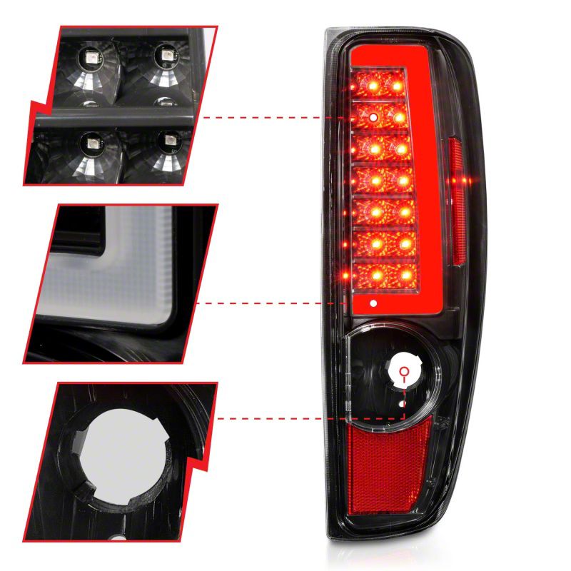 Tail Light APSVE Conjunto De Luces Traseras Compatibles Con Chevy Colorado 2004-2012 GMC Canyon 2004-2012... Tail Light Wiring Harness - Foto 6