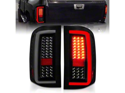 Anzo USA 2007-2013 Chevrolet Silverado1500/ 2500/ 3500 LED Tail Lights w/ - 311381