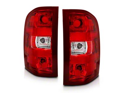 Anzo USA 2007-2013 Chevy Silverado Taillight Red/Clear Lens OE Replacement - 311303