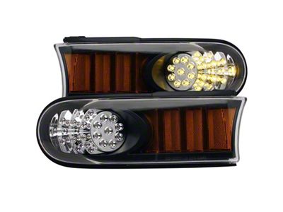 Anzo USA 2007-2013 Toyota Fj Cruiser LED Parking Lights Black w/ - 511078