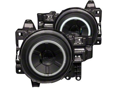 Anzo USA 2007-2013 Toyota Fj Cruiser Projector Headlights w/ Halo Black - 111116