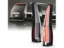 Anzo USA 2007-2014 Cadillac Escalade Led Taillights Red/Clear - 311296
