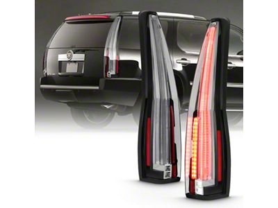 Anzo USA 2007-2014 Cadillac Escalade Led Taillights Red/Clear - 311296