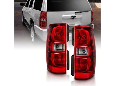 Anzo USA 2007-2014 Chevy Tahoe Taillight Red/Clear Lens OE Replacement - 311304