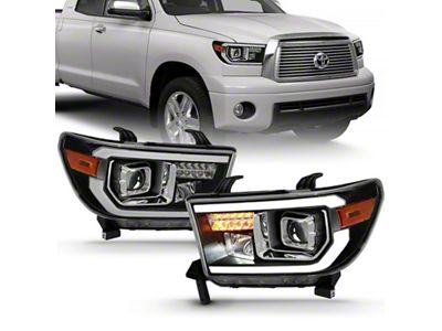 Anzo USA 2007-2014 Toyota Tundra Projector Light Bar H.L Black Amber Led - 111447