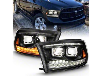 Anzo USA 2009-2018 Dodge Ram 1500 Led Projector Plank Style Switchback - 111464
