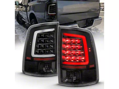 Anzo USA 2009-2018 Dodge Ram 1500 LED Taillight Plank Style Black - 311318