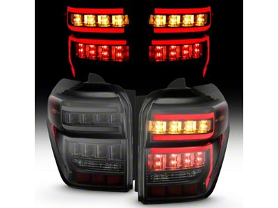 Anzo USA 2014-2020 Toyota 4Runner T.L Black Housing Smoke Lens Red - 311312