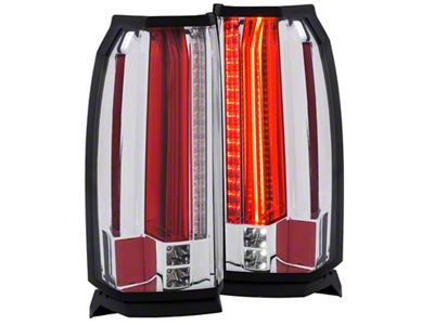 Anzo USA 2015-2017 Chevrolet Suburban/Tahoe LED Taillights Chrome - 311280