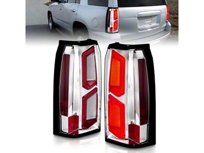 Anzo USA 2015-2020 Chevrolet Tahoe LED Tail Lights w/ Light Bar - 311376