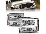Anzo USA 99-04 Ford F250/F350/F450/Excursion excl. 99 Crystal Headlights - w/ - 111550