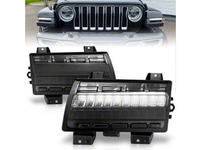 Anzo USA Wrangler 18-21/Gladiator 20+ LED Side Marker Lights Smoke w - 511088