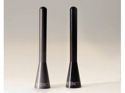 Agency Power Universal Billet Shorty Antenna - Black - AP-UNI-600BLK