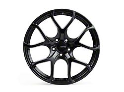 APR A01 Satin Black Wheel; 19x8.5; 45mm Offset; 5x112mm Bolt Pattern; 66.50mm Hub Bore