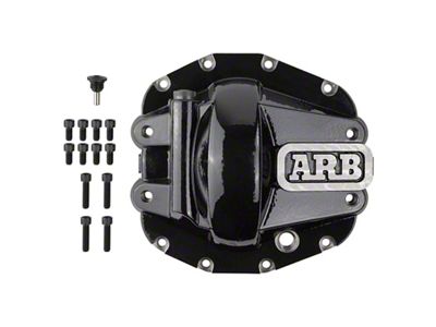 ARB Diff Cover Blk Jeep JL Rubicon Front - 0750011B