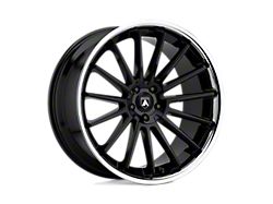 Asanti Beta Gloss Black with Chrome Lip Wheel; 20x10.5; 38mm Offset; 5x112mm Bolt Pattern; 72.56mm Hub Bore