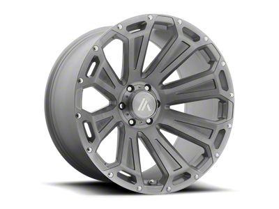 Asanti Cleaver Titanium-Brushed Wheel; 20x10; -12mm Offset