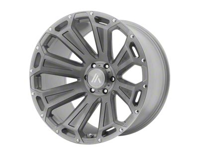 Asanti Cleaver Titanium-Brushed Wheel; 20x10; -12mm Offset
