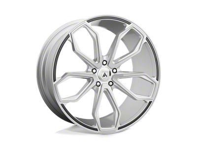 Asanti Athena Brushed Silver Wheel; 20x10; 40mm Offset