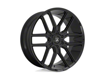 Asanti Baron Gloss Black Wheel; 20x9; 15mm Offset
