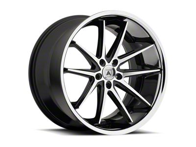 Asanti Altair Machined Face with Stainless Steel Lip Wheel; 20x10; 45mm Offset; 5x114.3mm Bolt Pattern; 74.10mm Hub Bore