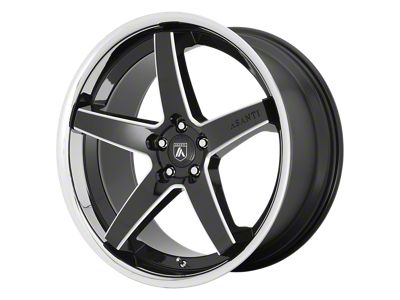 Asanti Regal Gloss Black Milled Wheel; 20x10.5; 20mm Offset