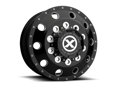 ATX Series Baja Gloss Black Milled Wheel; 22.5x8.25; 145mm Offset