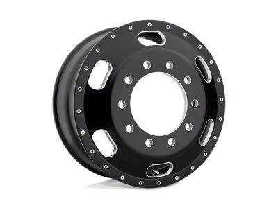 ATX Series Indy Satin Black Milled Wheel; 22.5x8.25; 145mm Offset