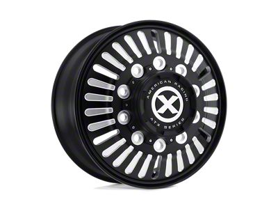 ATX Series Roulette Satin Black Milled Wheel; 24.5x8.25; 144mm Offset